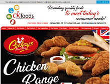 Tablet Screenshot of ck-foods.com